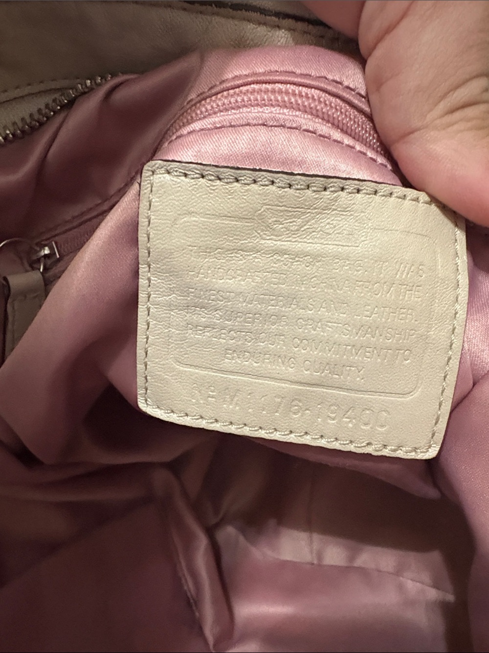 Coach Pink Multi Signature Shoulder Hobo - Picture 5 of 7